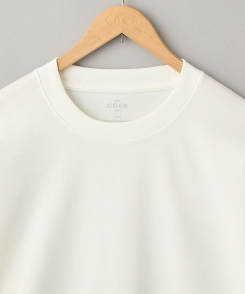 coen(コーエン)の「クリーンプラス7分袖Tシャツ【抗菌防臭・防汚(食品汚れ)・UVカット】(Tシャツ/カットソー・メンズ・ブラック/ホワイト/ベージュ/ネイビー・L/XL/S/M)」の15枚目の写真