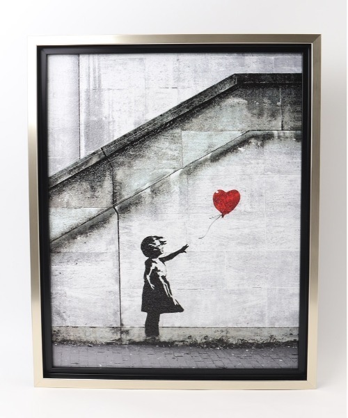 バンクシー BANKSY ポスター バルーン オリジナル Amazon.co.jp: バンクシー バルーン少女 各種サイズ アート