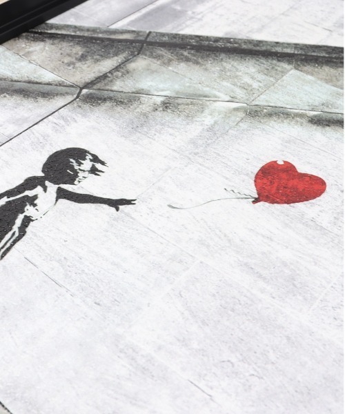 バンクシー BANKSY ポスター バルーン オリジナル　限定 COA 付き Banksy（バンクシー） Red Balloon アートポスター（フレーム付き）