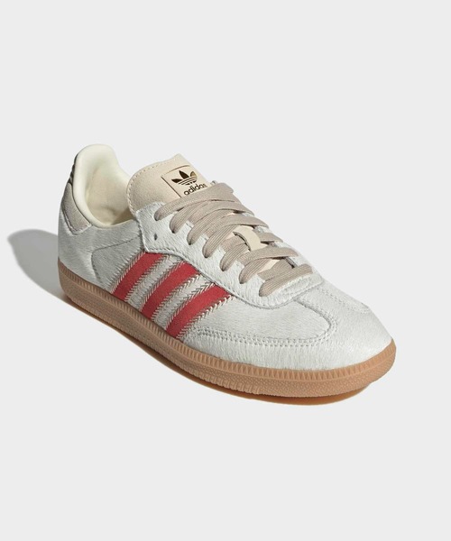 adidas（アディダス）の「サンバ OG シューズ / Samba OG Shoes / アディダスオリジナルス adidas Originals（スニーカー・レディース・ブルー/ベージュ・24.5cm/23.5cm/22.5cm/24.0cm/23.0cm/22.0cm/29.0cm/26.0cm/25.0cm/28.5cm/27.5cm/28.0cm/27.0cm/30.0cm/29.5cm/26.5cm/25.5cm）」の5枚目の写真