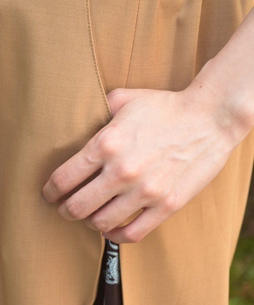 axes femme(アクシーズファム)の「オーナメント柄切替ワイドパンツ(その他パンツ・レディース・ブラック/ミント/キャメル・FREE)」の7枚目の写真