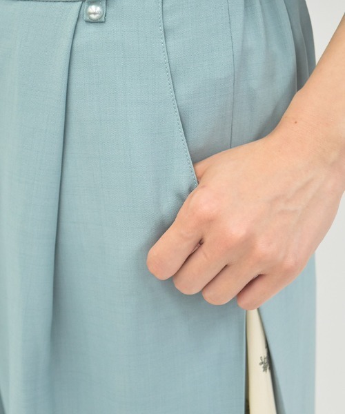 axes femme(アクシーズファム)の「オーナメント柄切替ワイドパンツ(その他パンツ・レディース・ブラック/ミント/キャメル・FREE)」の10枚目の写真