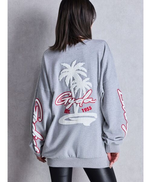 GYDA（ジェイダ）の「palm tree Gydies Lovingサガラスウェットトップス（スウェット・レディース・オフホワイト/グレー/ブルー/ブラック・FREE）」の21枚目の写真