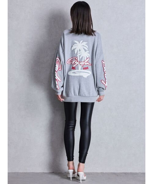 palm tree Gydies Lovingサガラスウェットトップス（スウェット