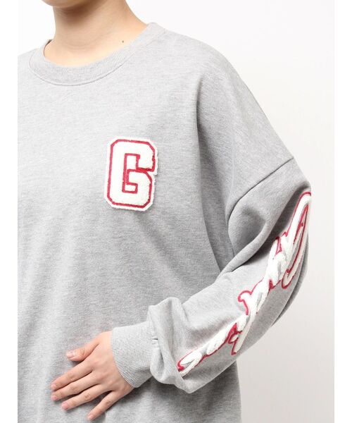 GYDA（ジェイダ）の「palm tree Gydies Lovingサガラスウェットトップス（スウェット・レディース・オフホワイト/グレー/ブルー/ブラック・FREE）」の9枚目の写真