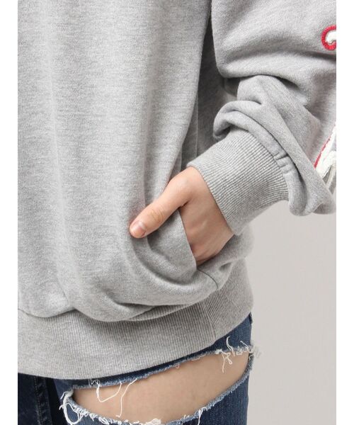 GYDA（ジェイダ）の「palm tree Gydies Lovingサガラスウェットトップス（スウェット・レディース・オフホワイト/グレー/ブルー/ブラック・FREE）」の10枚目の写真