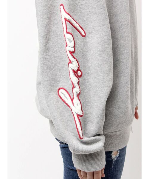 GYDA（ジェイダ）の「palm tree Gydies Lovingサガラスウェットトップス（スウェット・レディース・オフホワイト/グレー/ブルー/ブラック・FREE）」の13枚目の写真