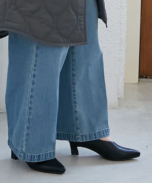 le.coeur blanc（ルクールブラン）の「《WEB限定アイテム》アシンメトリーカットパンプス（パンプス・レディース・シルバー/ダークブラウン/ブラック・36/37/38/39）」の20枚目の写真