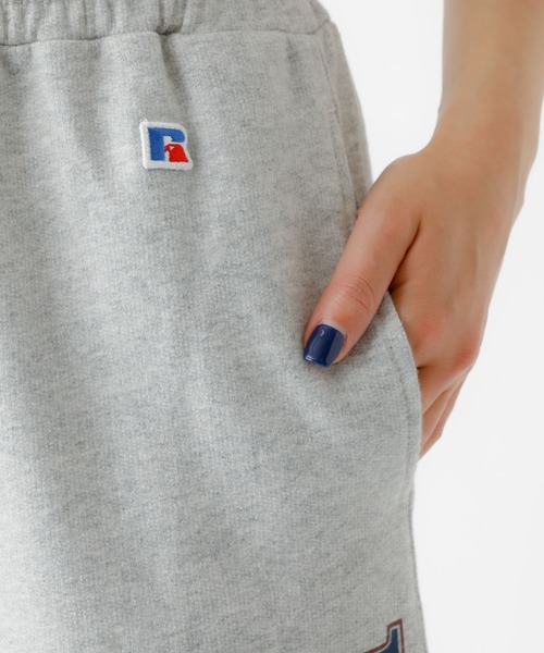 Russell Athletic(ラッセルアスレティック)の「【RUSSELL ATHLETIC/ラッセル アスレチック】Wmns Brushed SK/スウェットロングスカート/スウェット/スカート/ロング丈【WEB限定】(スカート・レディース・アイボリー/グレー・S/M)」の14枚目の写真