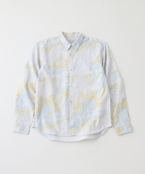 BAL（バル）の「BAL / バル HALF FLY BUTTON SHIRT（シャツ/ブラウス・メンズ・アイボリー・2/3）」の5枚目の写真