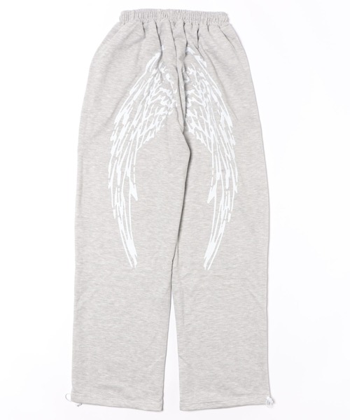 ViViDAY（ビビデー）の「天使の翼　バックプリントスウェットパンツ（スウェットパンツ・レディース・グレー/ブラック・M）」の20枚目の写真