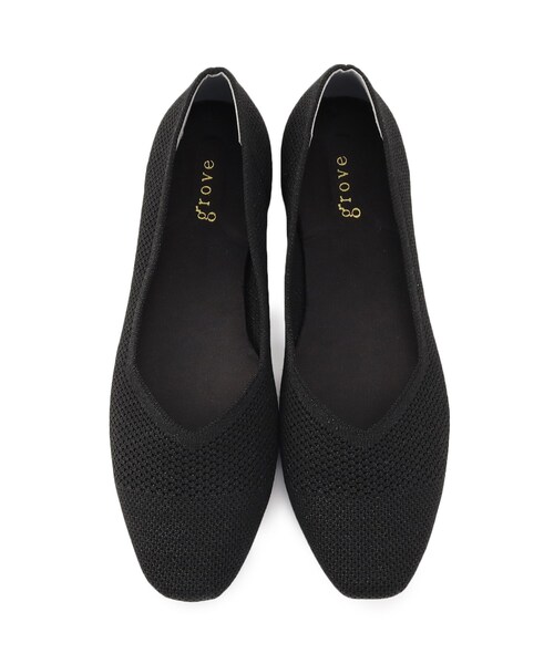 grove（グローブ）の「洗えるフェザーニットパンプス（パンプス・レディース・ブラック系3/ブラック系/ダークブラウン系3/グレー系3・M/L/S）」の8枚目の写真