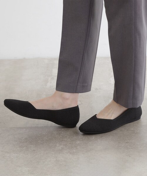 grove（グローブ）の「洗えるフェザーニットパンプス（パンプス・レディース・ブラック系3/ブラック系/ダークブラウン系3/グレー系3・M/L/S）」の10枚目の写真