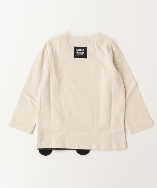 CHEEK ROOM（チークルーム）の「CHEEK ROOM/チークルーム 働く車　ロングＴシャツ（Tシャツ/カットソー・キッズ・アイボリー/イエロー/ラベンダー・80ｃｍ/90cm/100cm/110cm/120cm/130cm）」の4枚目の写真