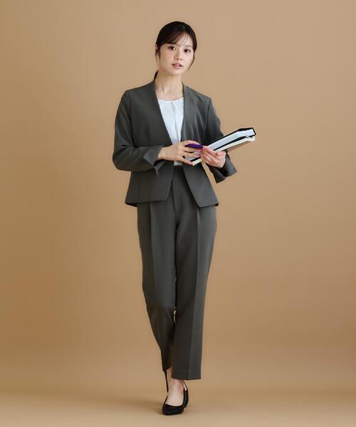 セール】《XS-LLサイズ》ストレッチテーパードパンツ/セットアップ対応