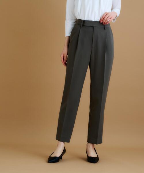 index（インデックス）の「ストレッチテーパードパンツ/セットアップ対応【洗濯機洗い可/イージーアイロン/防シワ】（その他パンツ・レディース・ナチュラル/ブラウン系その他/ブラック/ネイビー系5・34/36/38/40/42）」の19枚目の写真