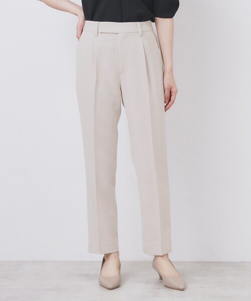 index（インデックス）の「ストレッチテーパードパンツ/セットアップ対応【洗濯機洗い可/イージーアイロン/防シワ】（その他パンツ・レディース・ナチュラル/ブラウン系その他/ブラック/ネイビー系5・34/36/38/40/42）」の11枚目の写真