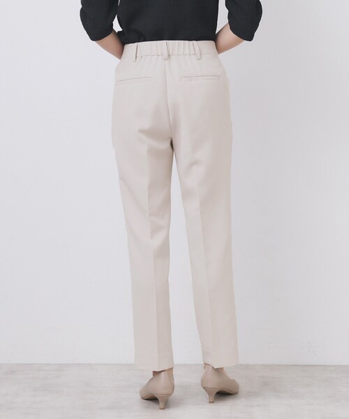 index（インデックス）の「ストレッチテーパードパンツ/セットアップ対応【洗濯機洗い可/イージーアイロン/防シワ】（その他パンツ・レディース・ナチュラル/ブラウン系その他/ブラック/ネイビー系5・34/36/38/40/42）」の9枚目の写真