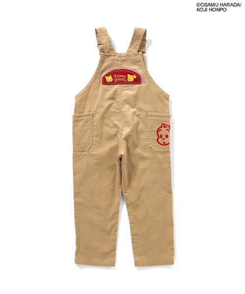 OSAMU GOODS(オサムグッズ)の「【OSAMU GOODSコラボ】 サロペット(サロペット/オーバーオール・キッズ・ベージュ/インディゴブルー・90/110/130)」の4枚目の写真