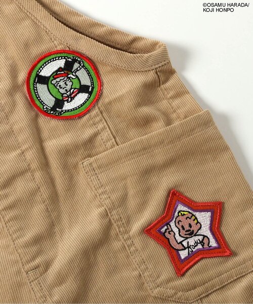 OSAMU GOODS(オサムグッズ)の「【OSAMU GOODSコラボ】 サロペット(サロペット/オーバーオール・キッズ・ベージュ/インディゴブルー・90/110/130)」の19枚目の写真
