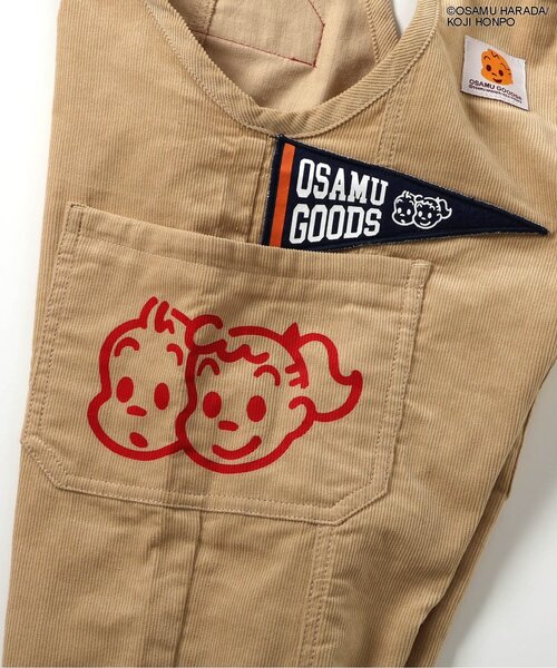 OSAMU GOODS(オサムグッズ)の「【OSAMU GOODSコラボ】 サロペット(サロペット/オーバーオール・キッズ・ベージュ/インディゴブルー・90/110/130)」の20枚目の写真