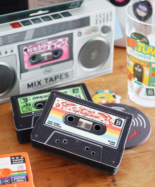 セール】カセットテープスポンジ（キッチンツール）｜niko and