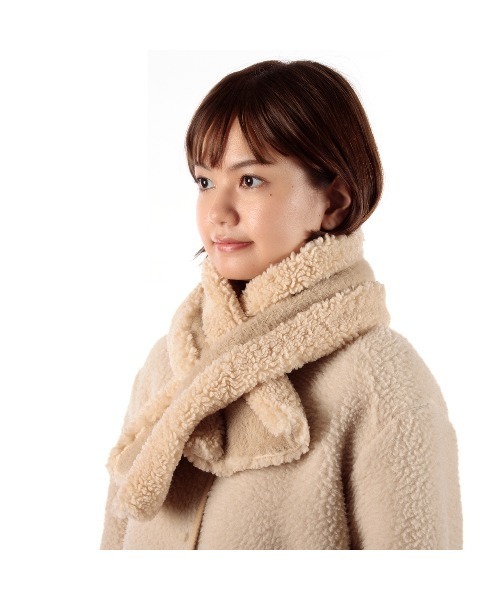 モールヤーンニットループマフラー（マフラー）｜Foxfire（フォックス