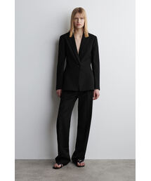 テーラードウールスリムレッグパンツ