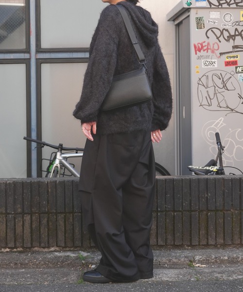 Lui's（ルイス）の「マルチWAYスプリットレザーショルダーバッグ/本革（ショルダーバッグ・メンズ・ブラック・FREE）」の19枚目の写真