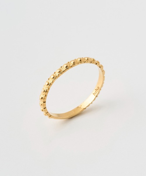 Juha(ユハ)の「RING - LACE - GOLD(リング・メンズ・ゴールド・7号/9号/11号/13号/15号/17号/19号/5号)」の1枚目の写真