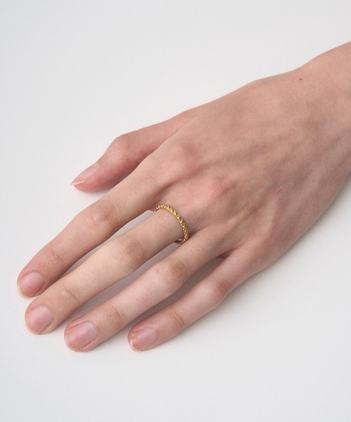 Juha(ユハ)の「RING - LACE - GOLD(リング・メンズ・ゴールド・7号/9号/11号/13号/15号/17号/19号/5号)」の2枚目の写真