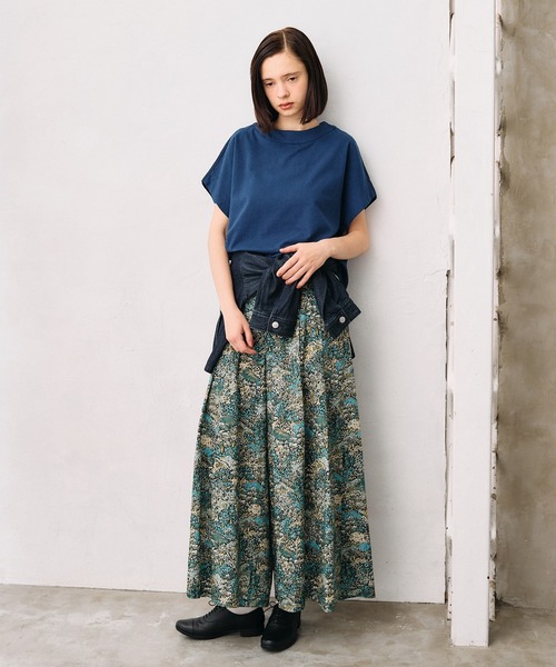 LA MARINE FRANCAISE（マリン フランセーズ）の「布帛コンビフレンチプルオーバー（Tシャツ/カットソー・レディース・ダークブルー/ブラック/ベージュ・FREE）」の6枚目の写真