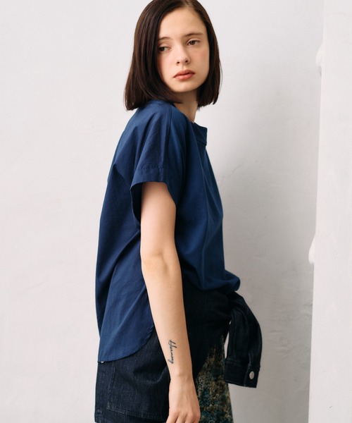 セール】布帛コンビフレンチプルオーバー（Tシャツ/カットソー）｜LA