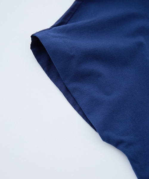 LA MARINE FRANCAISE（マリン フランセーズ）の「布帛コンビフレンチプルオーバー（Tシャツ/カットソー・レディース・ダークブルー/ブラック/ベージュ・FREE）」の11枚目の写真