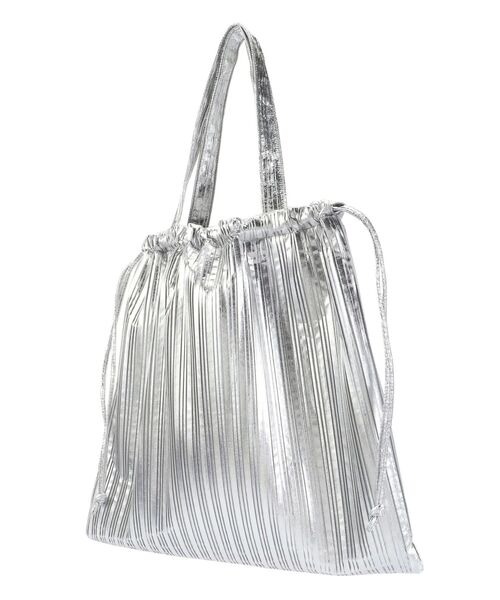 ELENDEEK（エレンディーク）の「プリーツトートバッグ（トートバッグ・レディース・シルバー/ブラック・FREE）」の16枚目の写真