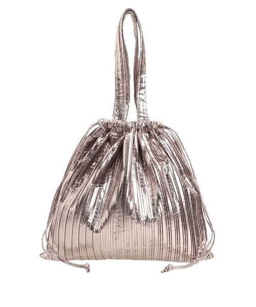 ELENDEEK（エレンディーク）の「プリーツトートバッグ（トートバッグ・レディース・シルバー/ブラック・FREE）」の11枚目の写真