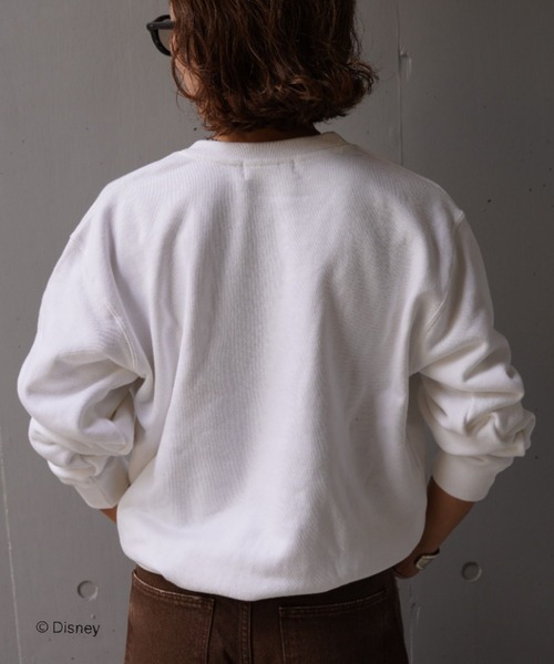 GOOD ROCK SPEED（グッドロックスピード）の「GOOD ROCK SPEED (グッドロックスピード) 別注/ミッキー/フロッキー/スウェット/UNISEX（Tシャツ/カットソー・レディース・ブラック/ホワイト・S/M/L/XL）」の8枚目の写真