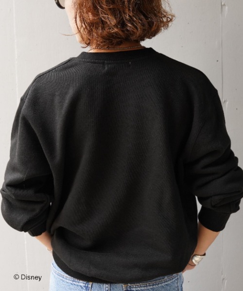 GOOD ROCK SPEED（グッドロックスピード）の「GOOD ROCK SPEED (グッドロックスピード) 別注/ミッキー/フロッキー/スウェット/UNISEX（Tシャツ/カットソー・レディース・ブラック/ホワイト・S/M/L/XL）」の12枚目の写真