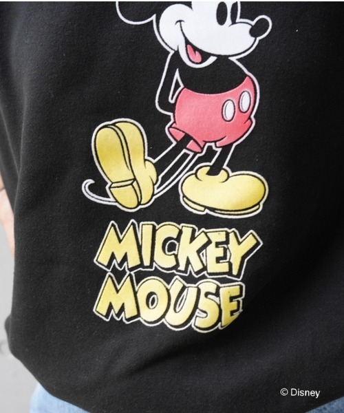 GOOD ROCK SPEED（グッドロックスピード）の「GOOD ROCK SPEED (グッドロックスピード) 別注/ミッキー/フロッキー/スウェット/UNISEX（Tシャツ/カットソー・レディース・ブラック/ホワイト・S/M/L/XL）」の18枚目の写真