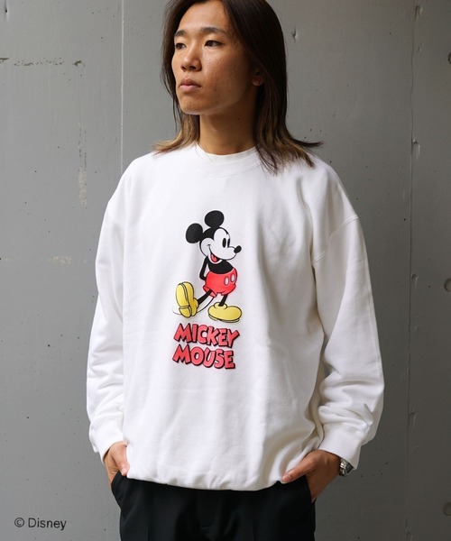 GOOD ROCK SPEED（グッドロックスピード）の「GOOD ROCK SPEED (グッドロックスピード) 別注/ミッキー/フロッキー/スウェット/UNISEX（Tシャツ/カットソー・レディース・ブラック/ホワイト・S/M/L/XL）」の20枚目の写真