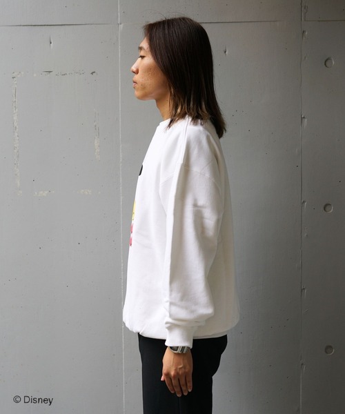 GOOD ROCK SPEED（グッドロックスピード）の「GOOD ROCK SPEED (グッドロックスピード) 別注/ミッキー/フロッキー/スウェット/UNISEX（Tシャツ/カットソー・レディース・ブラック/ホワイト・S/M/L/XL）」の22枚目の写真