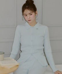 Olu.（オルドット）の「【うるちん☆こみ×Olu.】リブニットカーディガン（ルームウェア/パジャマ）」