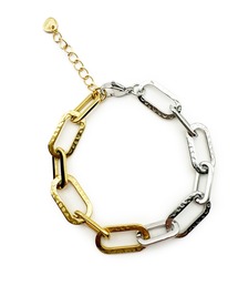 Import & Select（インポートアンドセレクト）の「KISHOKACHI 希少価値 クリップカラーコンビチェーンステンレスブレスレット（ブレスレット）」