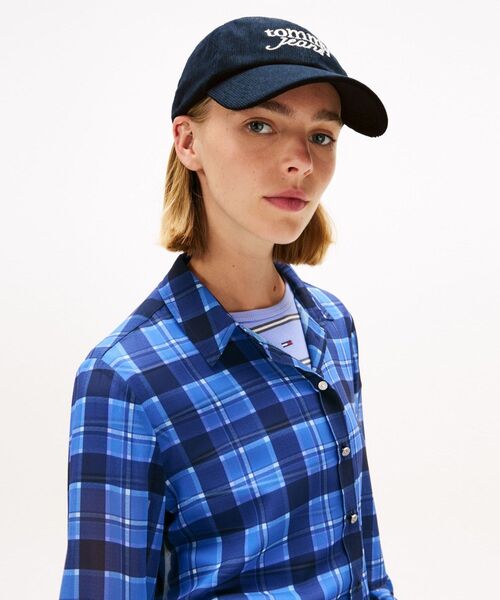 tommy jeans（トミー ジーンズ）の「スクリプトキャップ（キャップ・レディース・ネイビー/ブラウン系その他・FREE）」の5枚目の写真