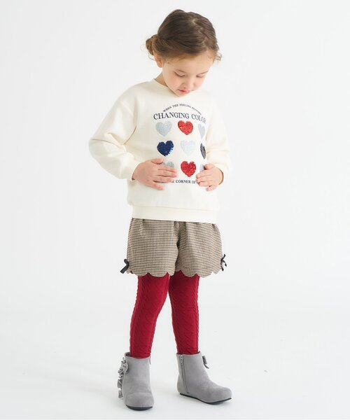 apres les cours(アプレレクール)の「フリルリボンブーツ(ブーツ・キッズ・ブラウン/グレー・14/15 /16/17/18/19)」の15枚目の写真