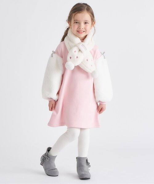 apres les cours(アプレレクール)の「フリルリボンブーツ(ブーツ・キッズ・ブラウン/グレー・14/15 /16/17/18/19)」の16枚目の写真