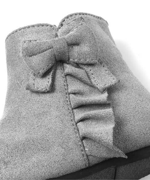 apres les cours(アプレレクール)の「フリルリボンブーツ(ブーツ・キッズ・ブラウン/グレー・14/15 /16/17/18/19)」の11枚目の写真