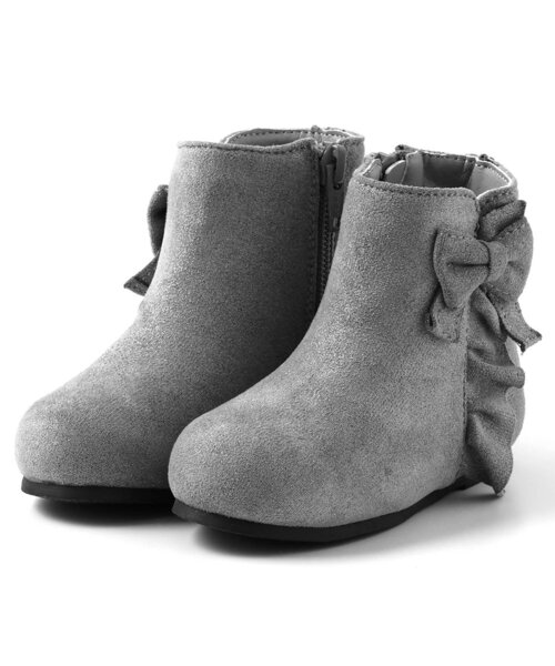 apres les cours(アプレレクール)の「フリルリボンブーツ(ブーツ・キッズ・ブラウン/グレー・14/15 /16/17/18/19)」の13枚目の写真