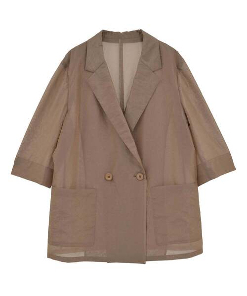 シアーテーラードジャケット シアーテーラードジャケット｜Stola