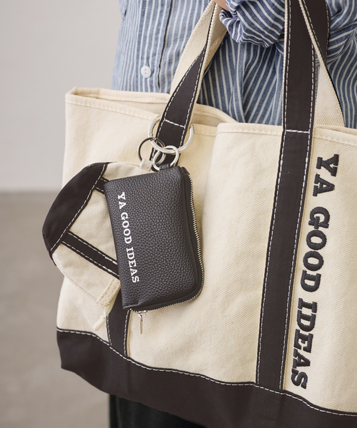 FRAMeWORK(フレームワーク)の「≪追加≫YA GOOD IDEAS BIG&MINI TOTE M 2(トートバッグ・レディース・ブラック/ブラウン/ボルドー・FREE)」の10枚目の写真